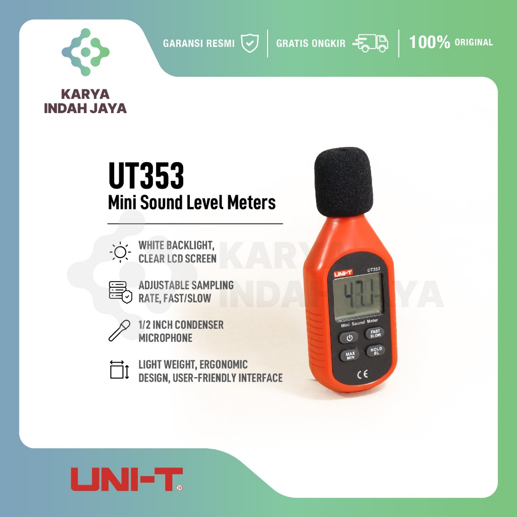 Jual UNI-T UT353 Mini Sound Level Meter | Shopee Indonesia