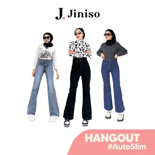 JINISO - Highwaist Stretch Cutbray Jeans HANGOUT