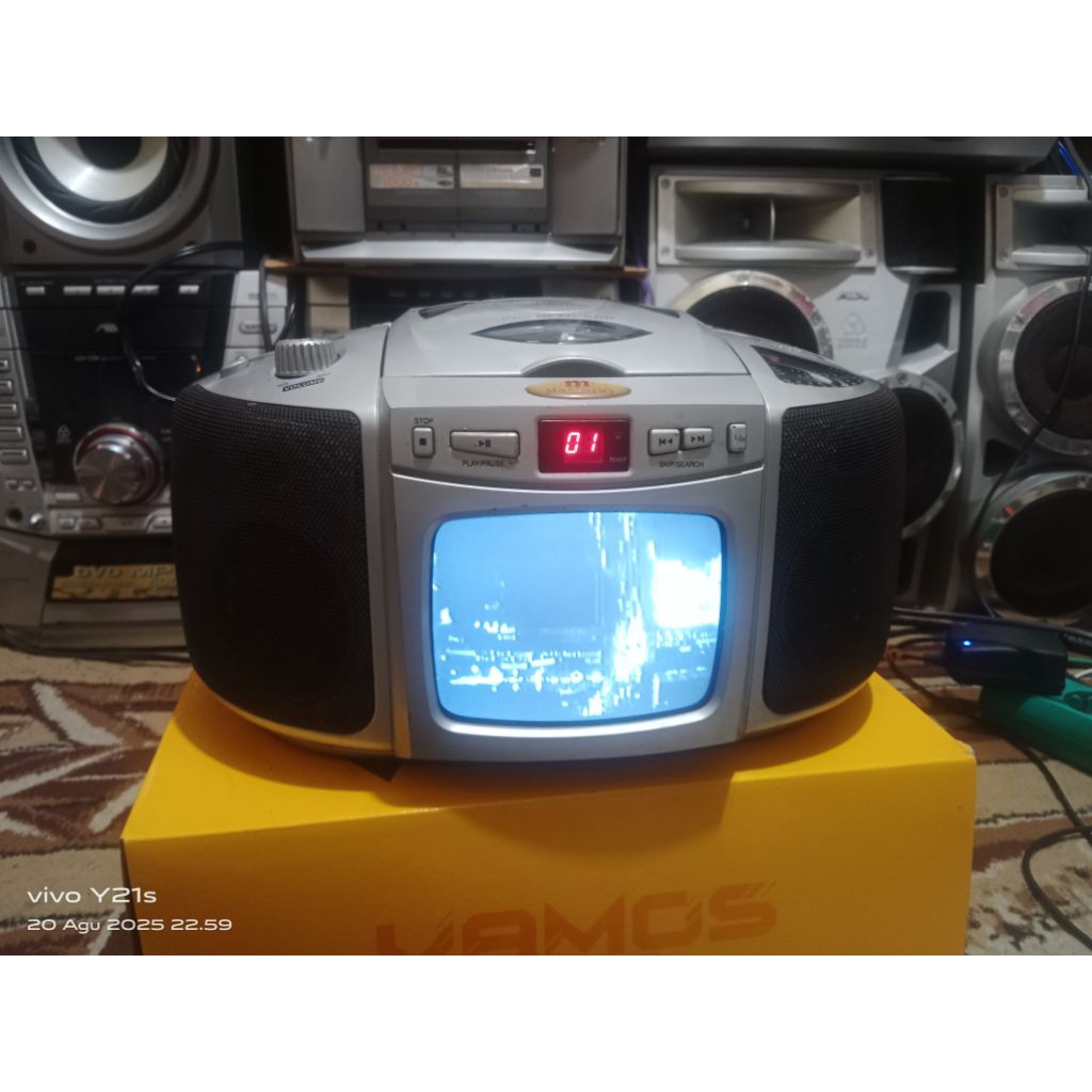 Jual mini compo radio televisi vcd classic jadul vintage mulus | Shopee ...