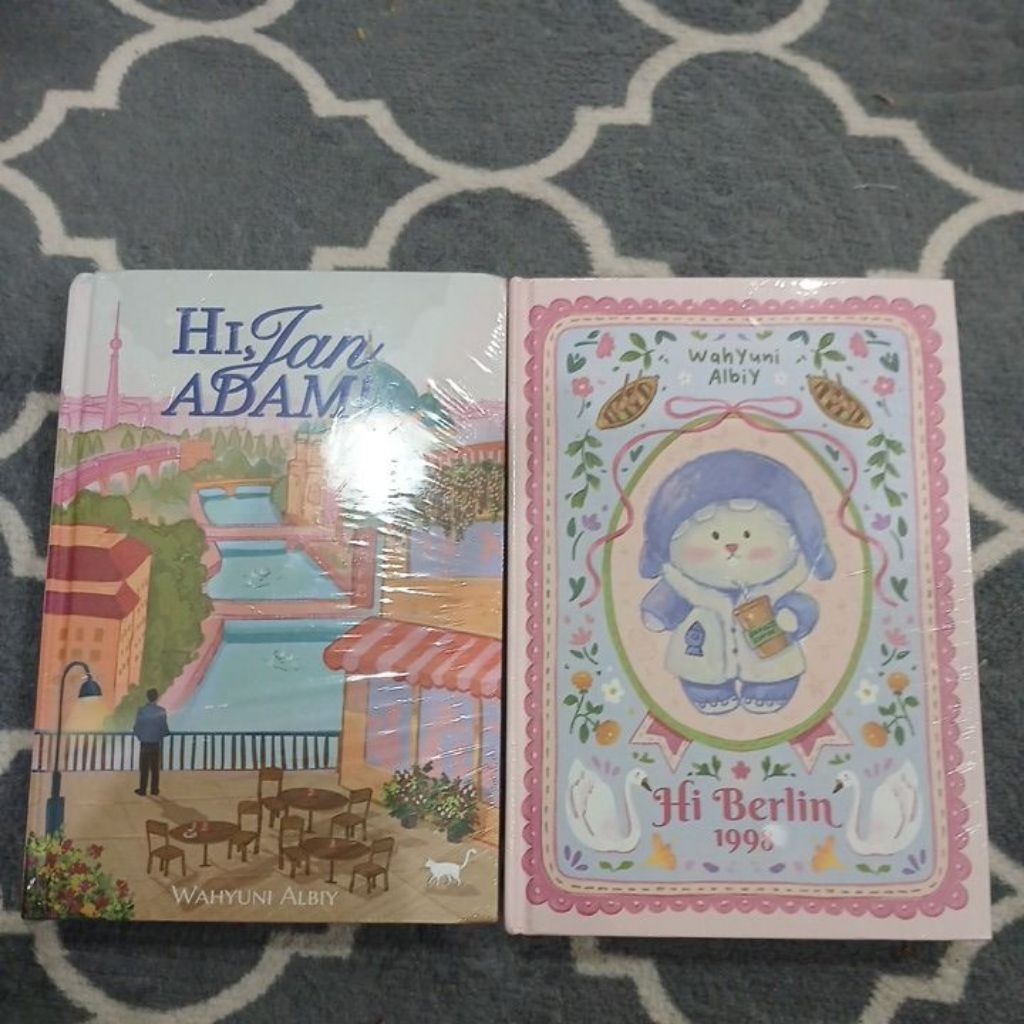 Jual novel Hi berlin dan Hi jan Adam Hard cover ( cover pink dan boneka ...