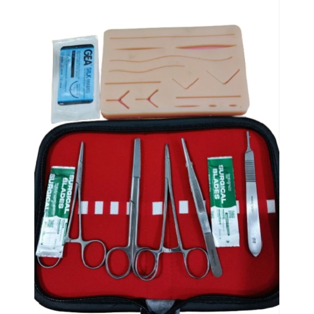Jual Termurah | Paket Lengkap Hecting Set + Suture Pad (Include Dompet ...