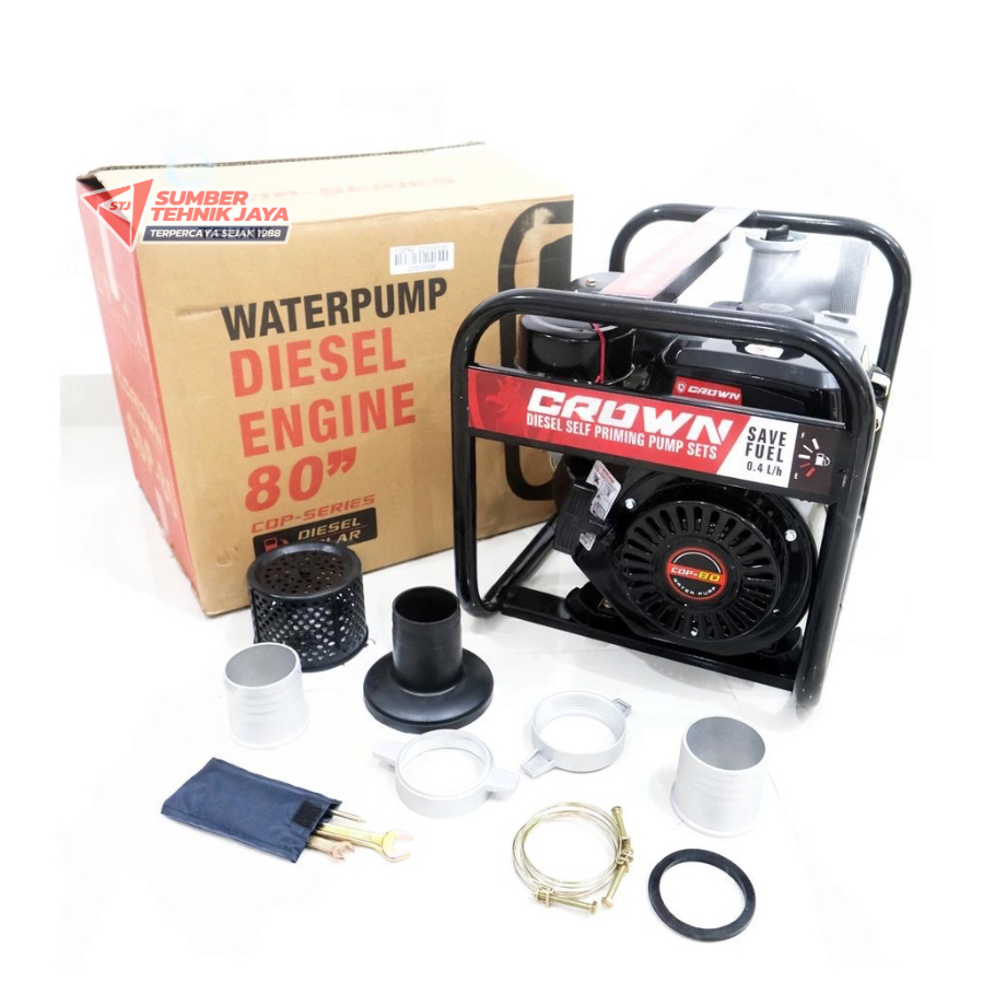 Jual Pompa Air Diesel Engine Solar Crown CDP80X (3 INCH) CDP 50X (2 ...