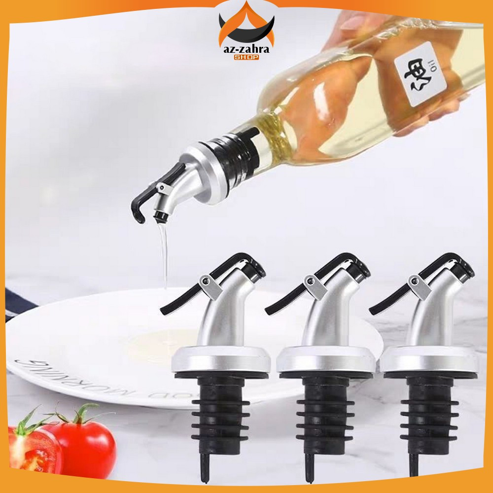 Jual Tutup Botol Penuang Minyak Sirup Kecap Penutup Botol Kaca Wine ...