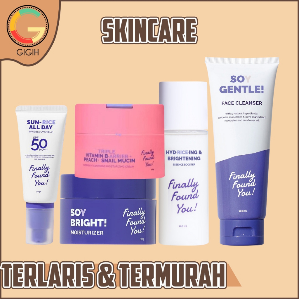 Jual FINALLY FOUND YOU! SOY BRIGHT! ( MOISTURIZER 30GR / EYE & FACE ...
