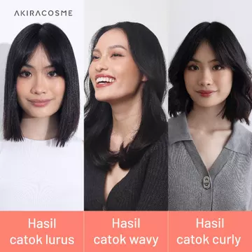 Akiracosme Paket Bundling Catokan Rambut Lurus Curly Ceramic Ion Negatif ACR3 V386
