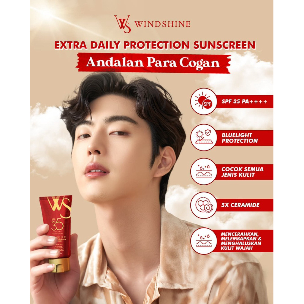 Jual PROMO SUNSCREEN WINDSHINE SPF 35 PAKET USAHA ISI 5 | Shopee Indonesia