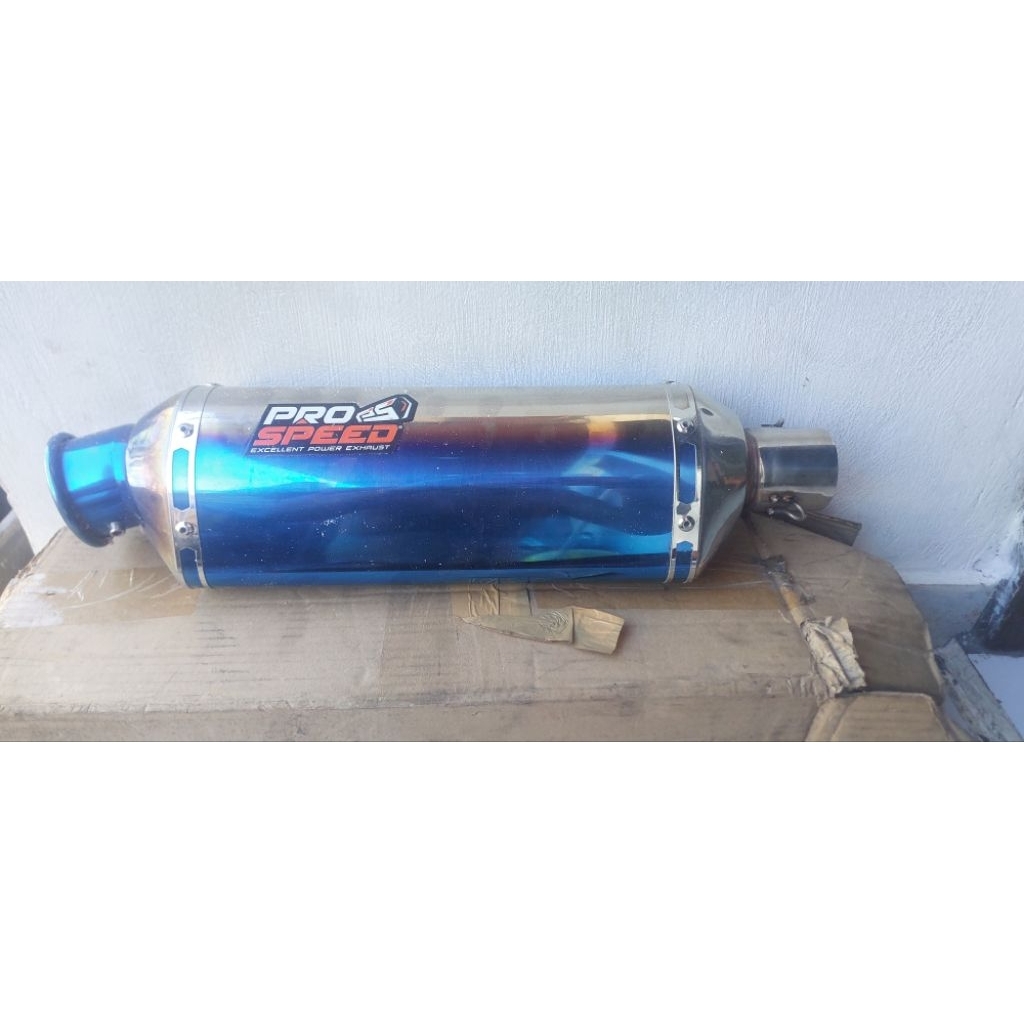 Jual Knalpot merk Pro Speed. Blue series. | Shopee Indonesia