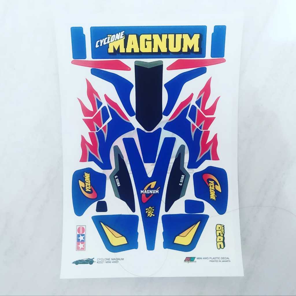 Jual Stiker Cyclone Magnum - Body Putih - Vinnyl Lam. Glossy | Shopee ...