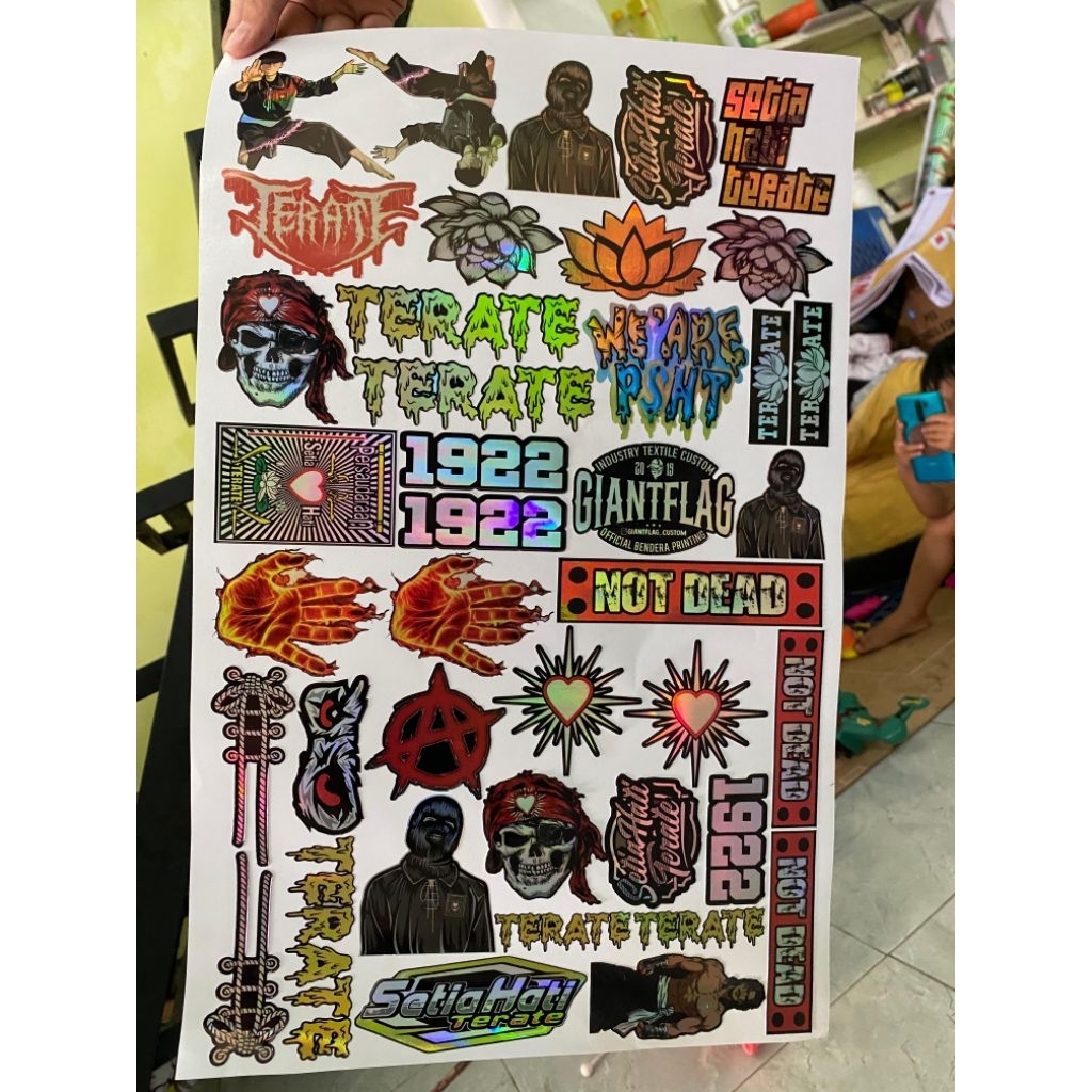 Jual TERLARIS, CETAK STICKER PSHT CUTTING, STICKER SH CUTTING, CETAK ...