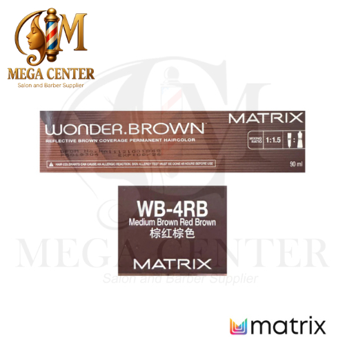 Jual MATRIX Wonder Brown 4RB ( Medium Brown Red Brown ) | Shopee Indonesia