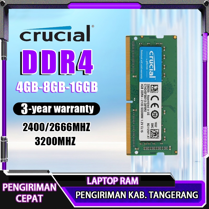 Ram Crucial 16gb Crucial 2133 Ct8g4sfra266 C8fr QB Crucial RAM