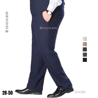 DICKER - Celana Kantor Bahan Formal Super Jumbo Pria Size 39-50 | Celana Kerja Formal Big Size Pria