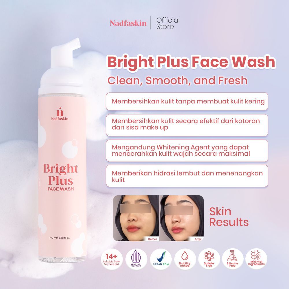 Jual Bright Plus Face Wash Foaming | Shopee Indonesia