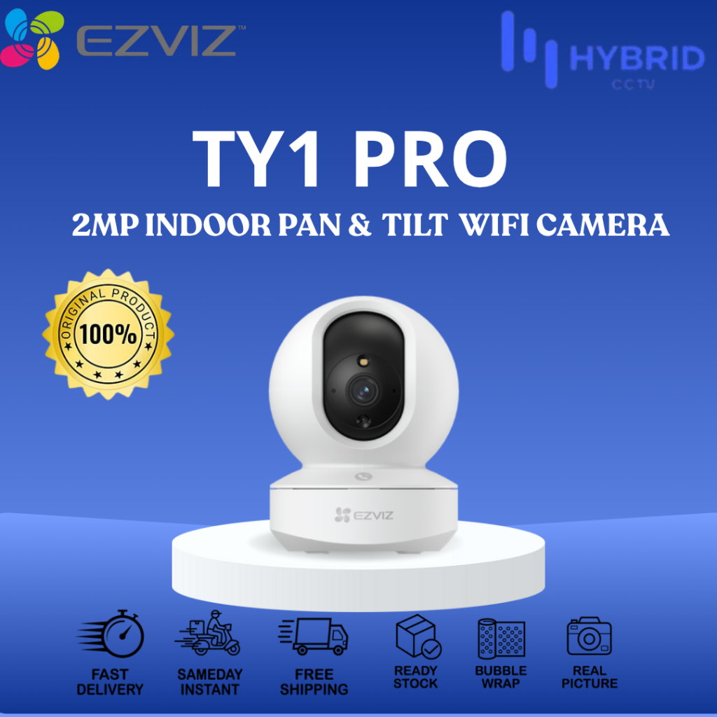 Jual Ezviz Camera TY1 Pro 2MP Pan & Tilt Smart Home Camera | Shopee ...