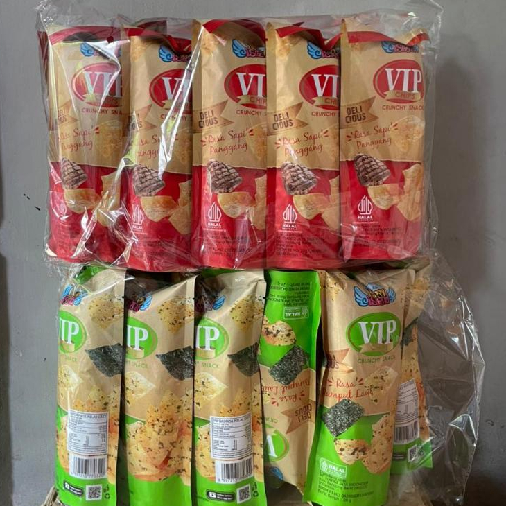 Jual VIP CHIPS RUMPUT LAUT & SAPI PANGGANG ( ISI 10 PCS ) | Shopee ...