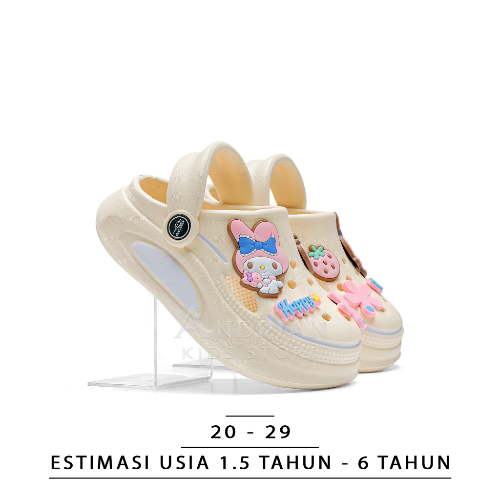Jual Andrian Kids Store - New Sandal Anak Perempuan SEBO Comfy Clogs ...