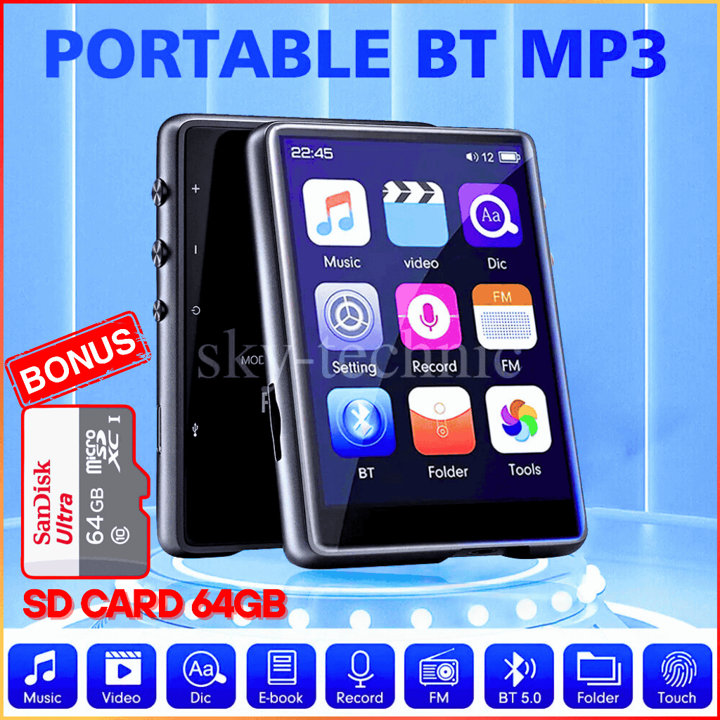 Jual NEW COD OCCKIC MP3 Mini Player Bluetooth Audio Digital Touchscreen ...