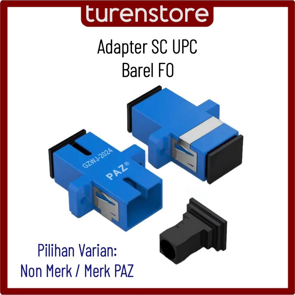 Jual Adapter SC UPC Non Merk / PAZ Barel FO Fiber Optic Penyambung ...
