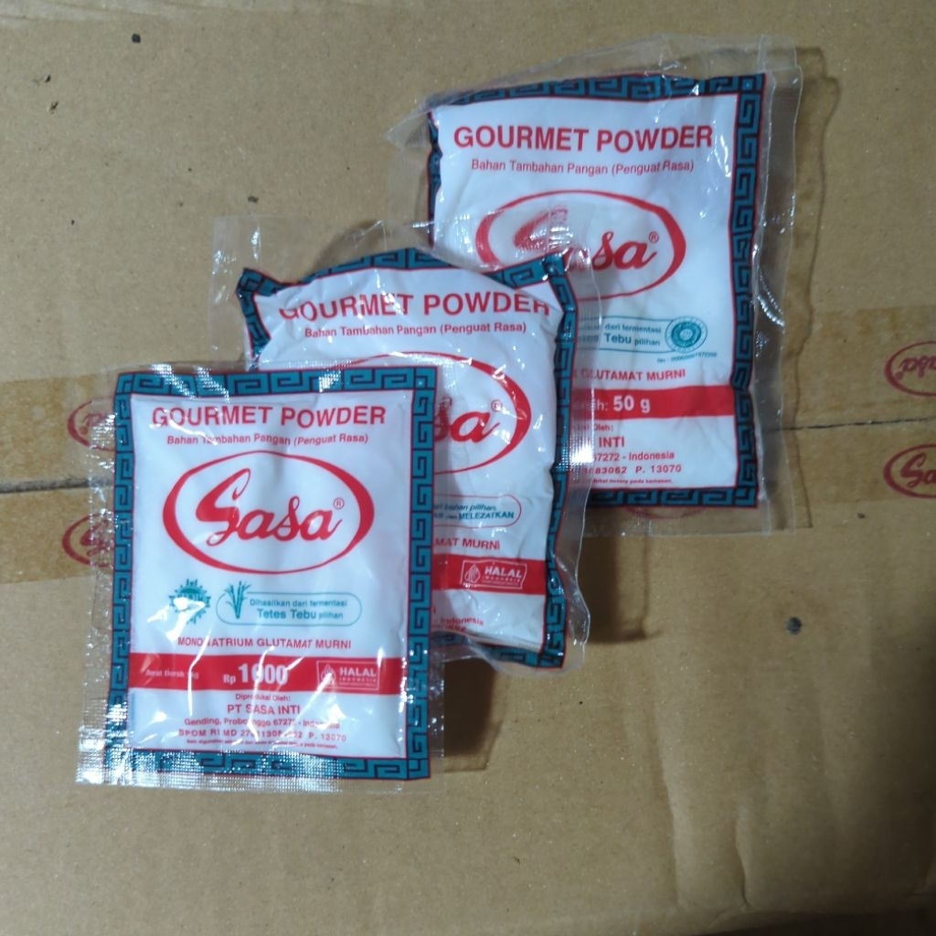 Jual SASA MSG Penyedap rasa 14gr, 30gr, 50gr (pak) | Shopee Indonesia