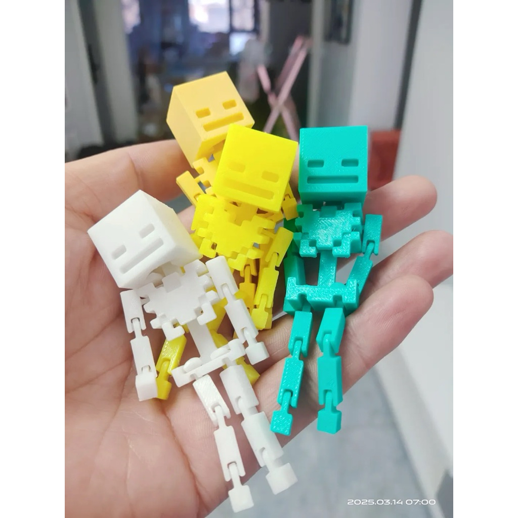 Jual Minecraft Skeleton Keychain | Flexi Minecraft Skeleton ...