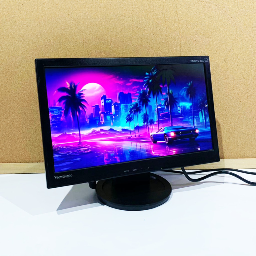 Jual Monitor Merk VIEW SONIC 16 Inch HD+ Wide - Kondisi Normal MULUS ...