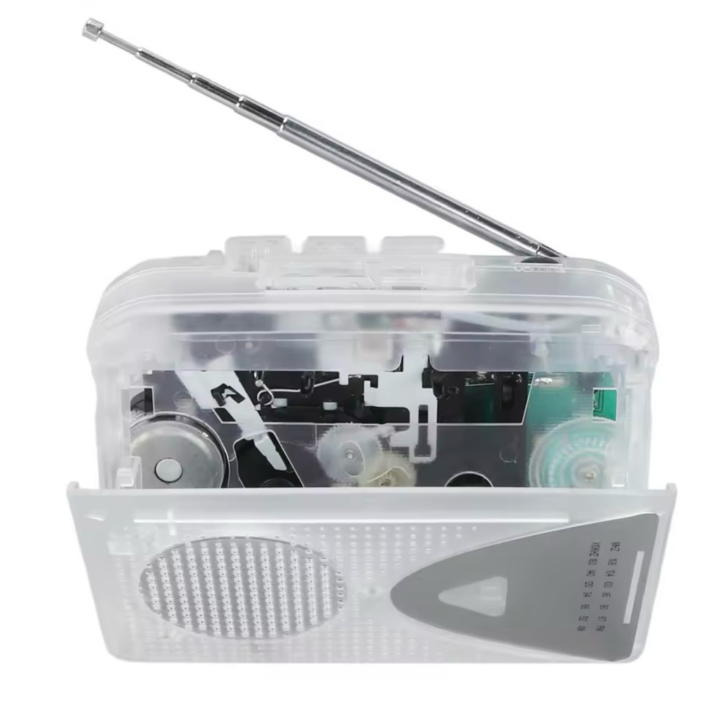 Jual Walkman Radio With Internal Speaker Transparan Bening | Shopee ...