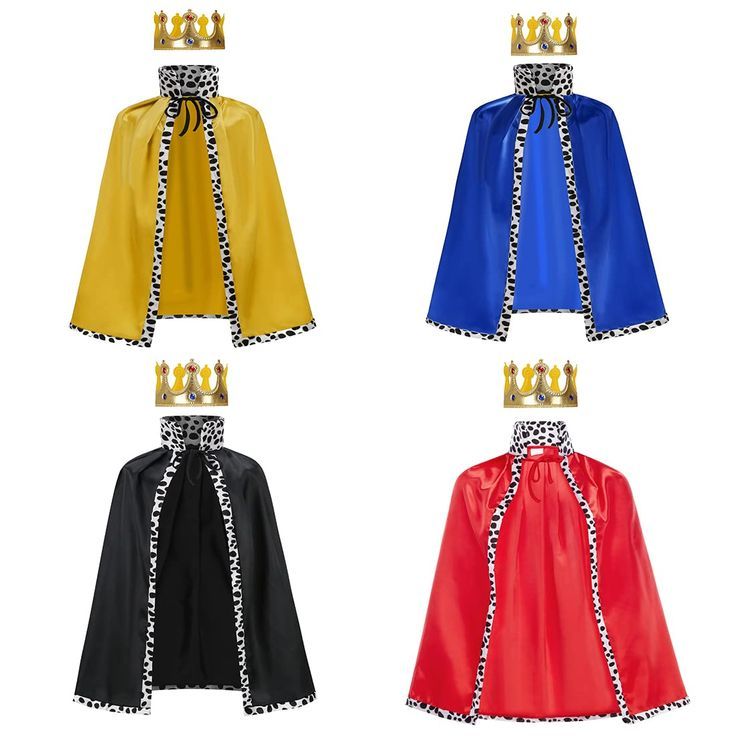 Jual Kings Cape Robes jubah anak Raja kostum halloween costume Dewasa ...