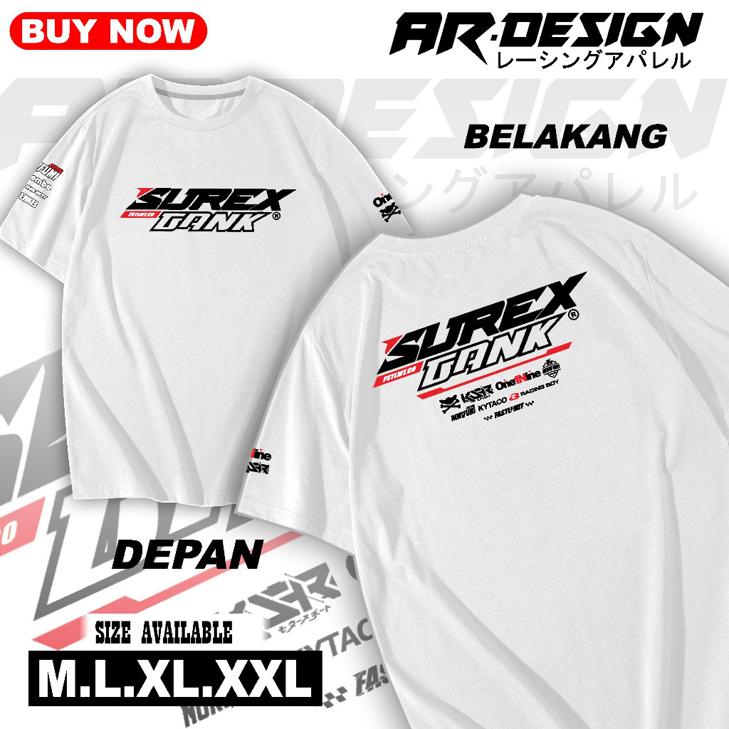Jual Baju Kaos Racing Surex Gank Baju Style Distro Otomotif CRF KLX ...