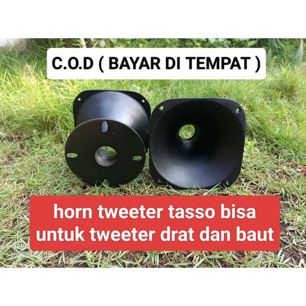 Jual HORN TWEETER TASSO UKURAN 15X15 BOX TASSO BAHAN ALUMUNIUM COR ...