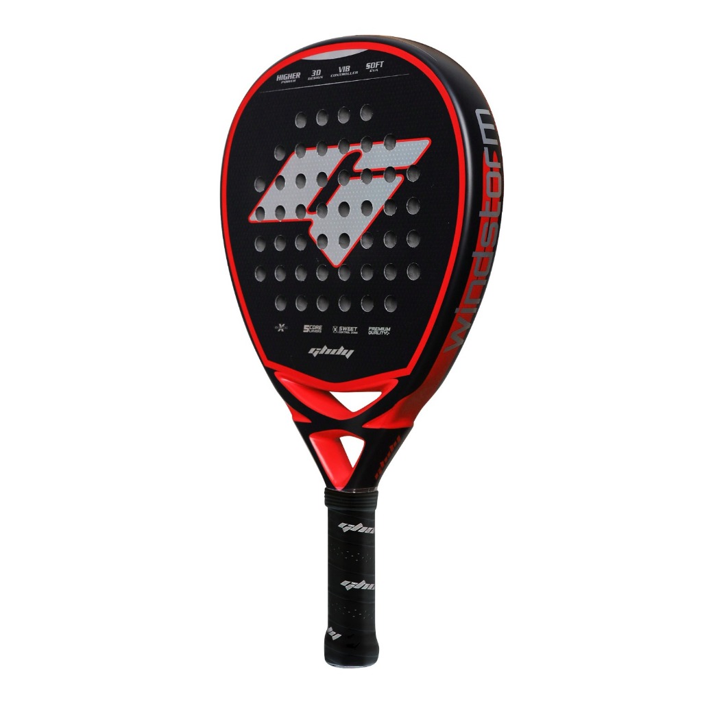Jual Raket Padel Carbon GHDY Windstorm Red | Shopee Indonesia