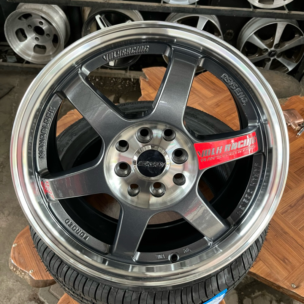 Jual VELG RACING RAYS TE37 SL RING 16 LEBAR 7 ET 40 PCD 4X100,114 ...