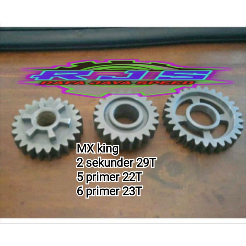 Jual Rasio racing MX king gigi 2, 5 dan 6 PNP lawan std | Shopee Indonesia
