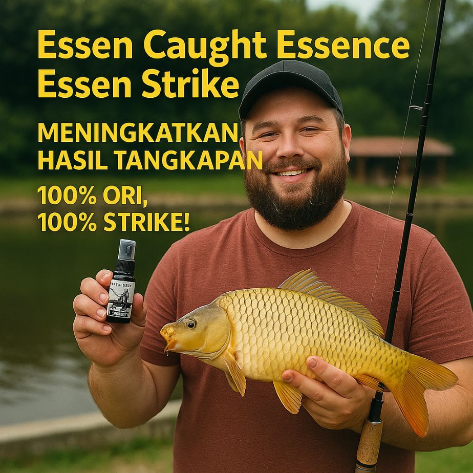 Jual CAUGHT ESSENCE ESSEN STRIKE 20 ML SPRAY Essen Strike Untuk Mancing ...