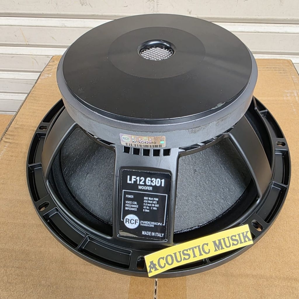 Jual SPEAKER RCF 12 INCH FULL RANGE LF12G301 VC INCH LF 12G301