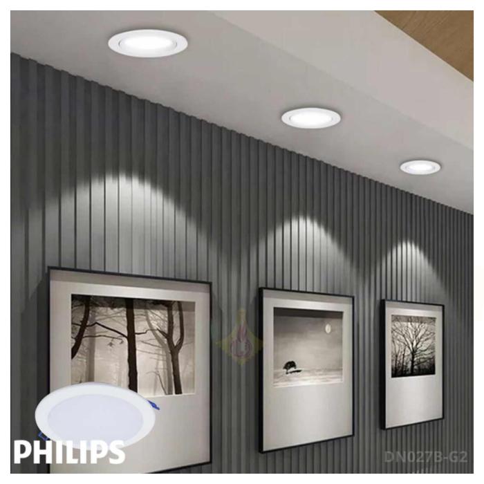 Jual Philips DN027B Lampu Downlight Inbow Lampu Plafon Tanam 6W 9W 12W ...