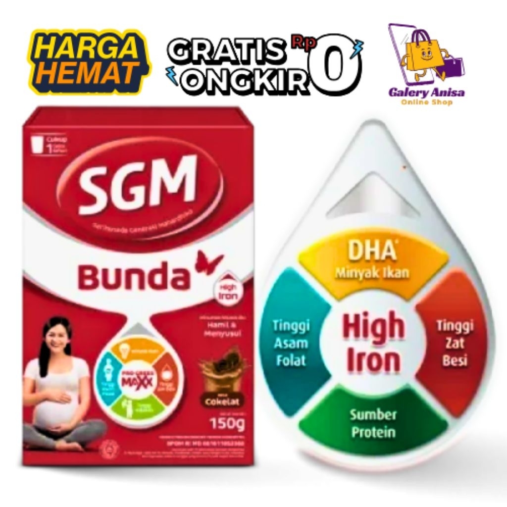 Jual SGM BUNDA 150GRAM | Shopee Indonesia