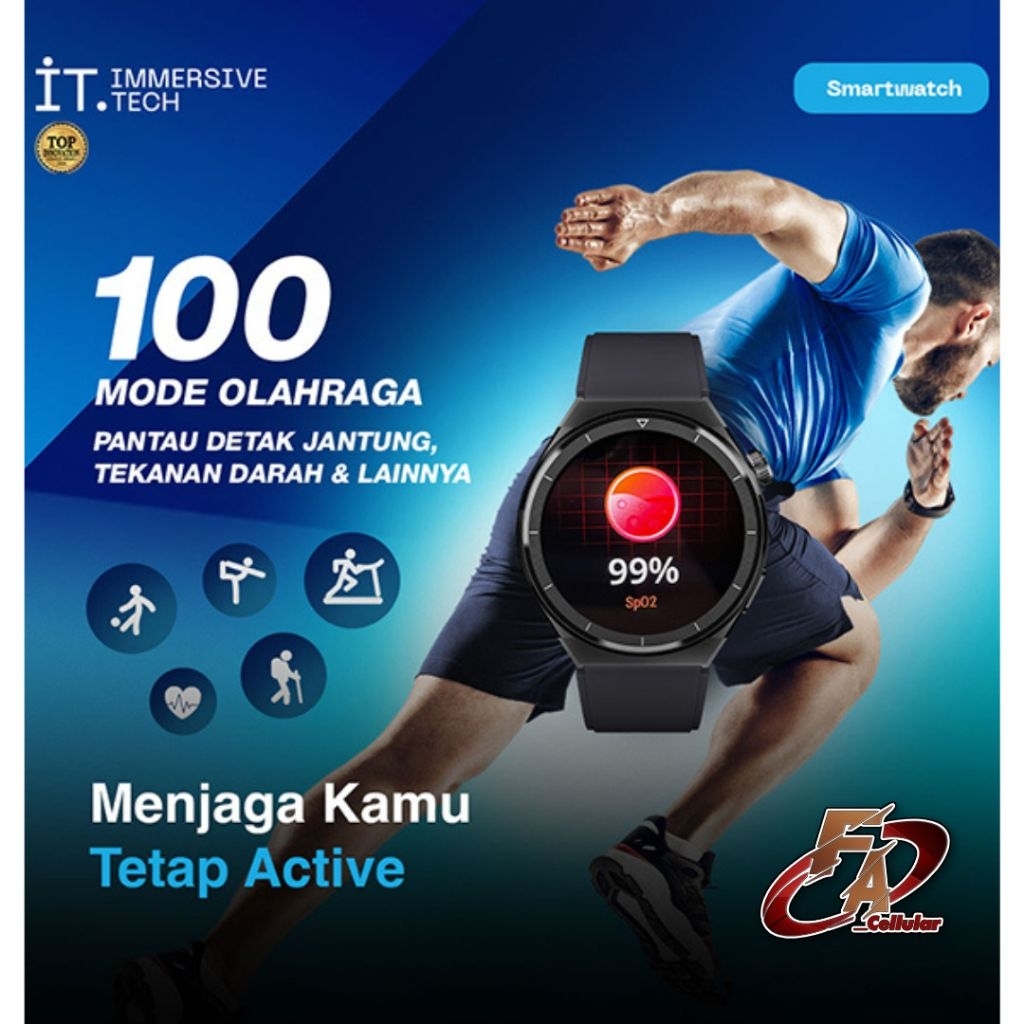 Jual iT Active Watch Exceed Pro WR03 Smartwatch - Garansi Resmi iT ...