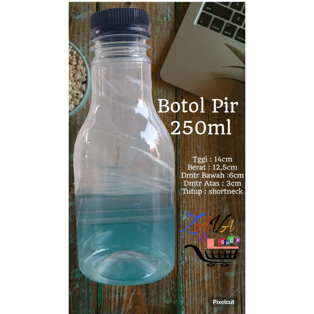 Jual BOTOL 250ML | BOTOL PLASTIK 250ML | BOTOL PIR 25ML | Shopee Indonesia