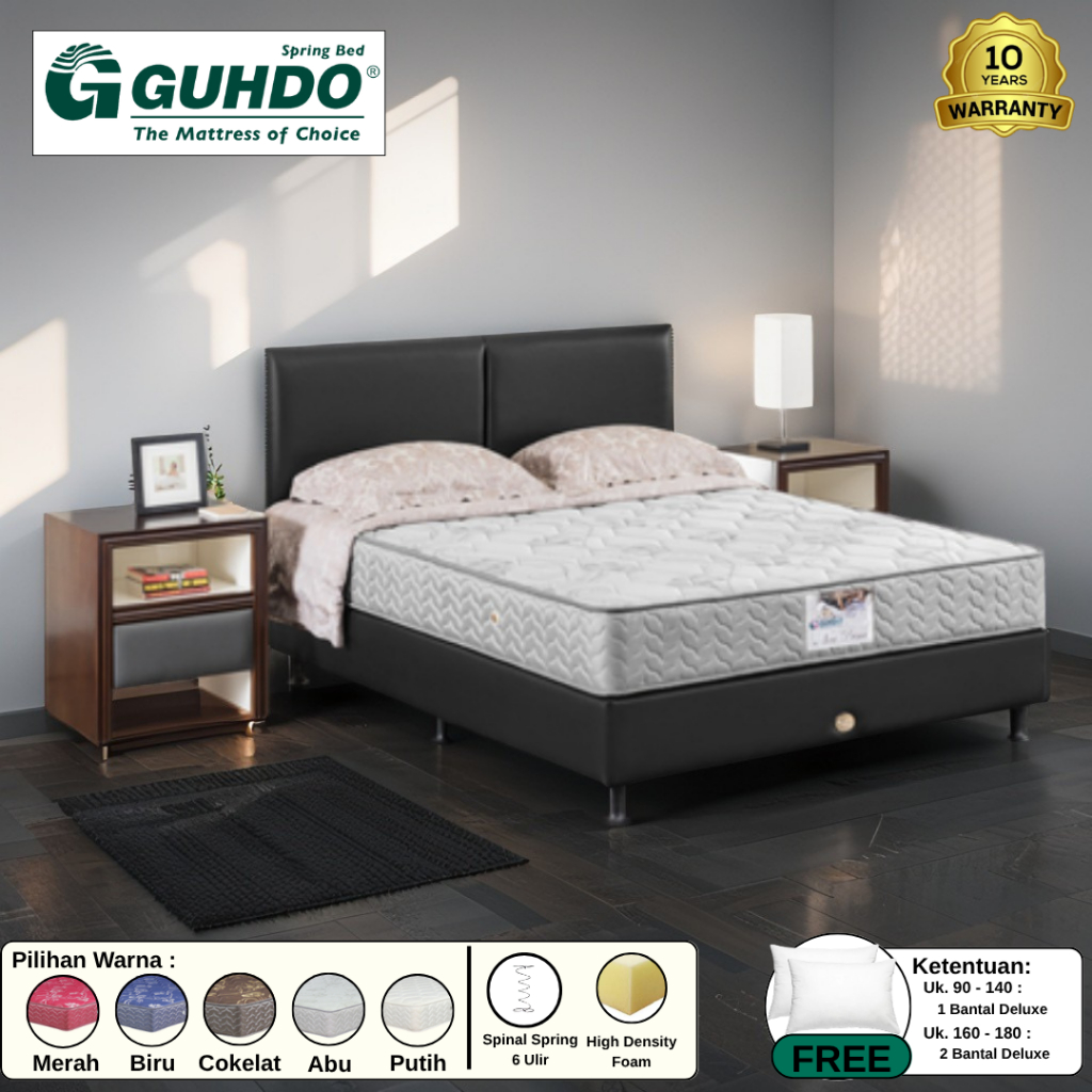 Jual SPRINGBED GUHDO New Prima Atlantic Style [FULL SET] | Shopee Indonesia