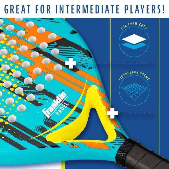 Jual Padel Racket FRANKLIN Endeavor Padel Racket Fiberglass EVA Foam ...
