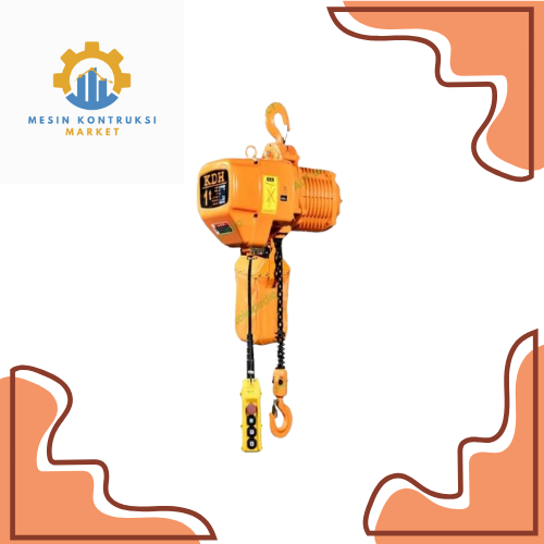 Jual ELECTRIC CHAIN HOIST / CHAIN BLOCK ELEKTRIK 2 TON 6 METER | Shopee ...
