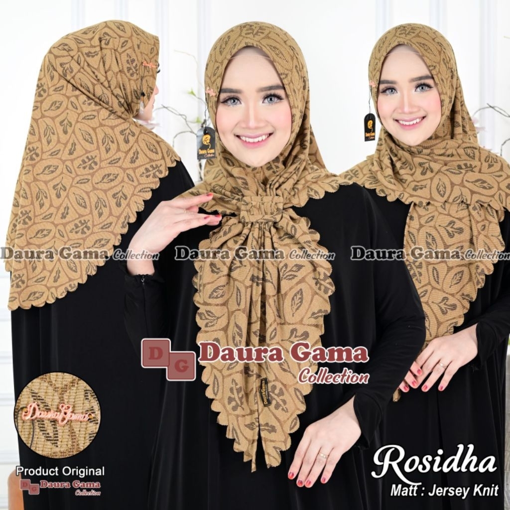 ROSIDHA/SEGITIGA INSTAN PED GESPER/JERSEY KNIT By Dauragama [Alfierahijab]