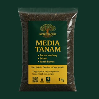 Media Tanam (METAN)  5 Kg Organik Siap Pakai Sekam, Humus, Tanah Subur, dan Pupuk Kandang