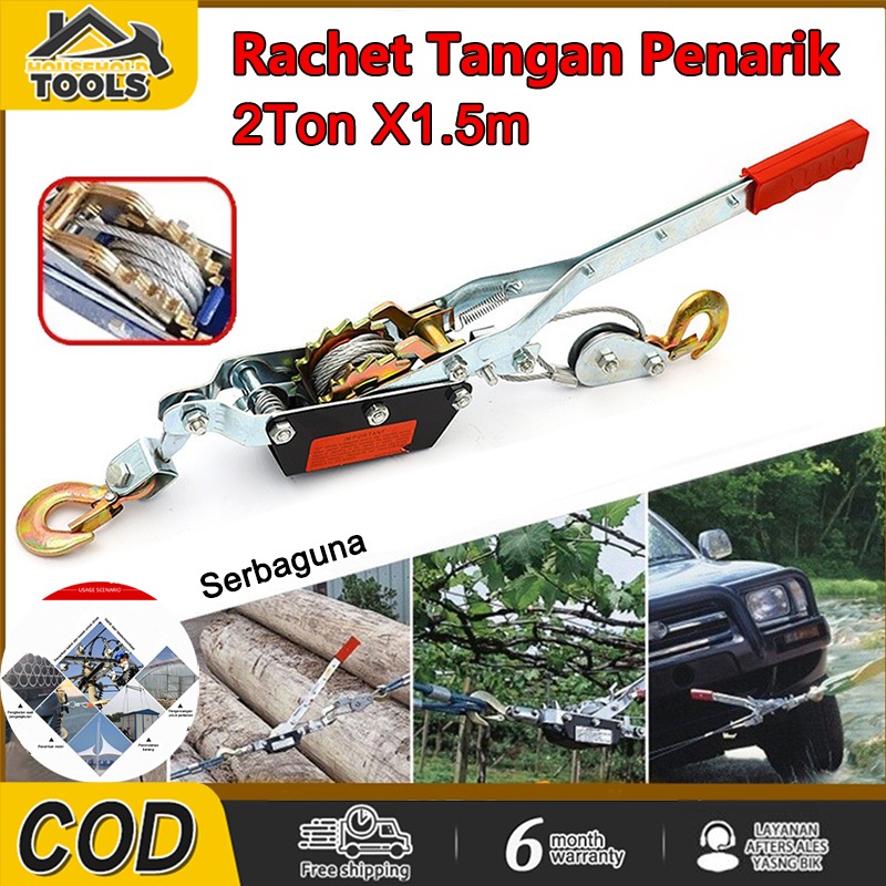 Jual Rachet Tangan Penarik Hand Puller Hand Takel Rachet Tracker ...
