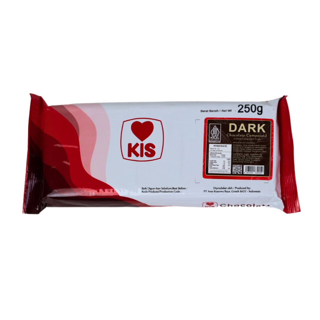 Jual KIS Dark Chocolate Compound Hitam 250g | Shopee Indonesia