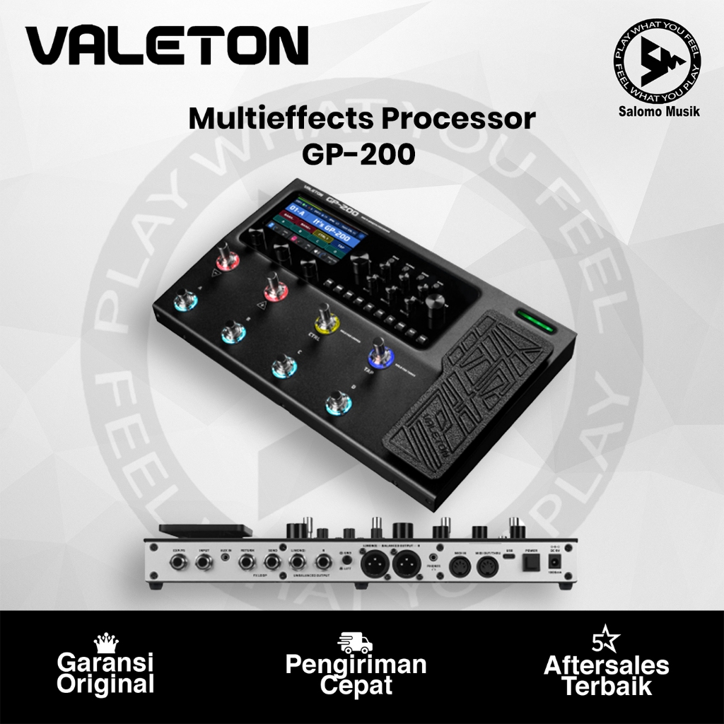 Jual Valeton GP200 Multi Effect Guitar Processor Original | Shopee ...