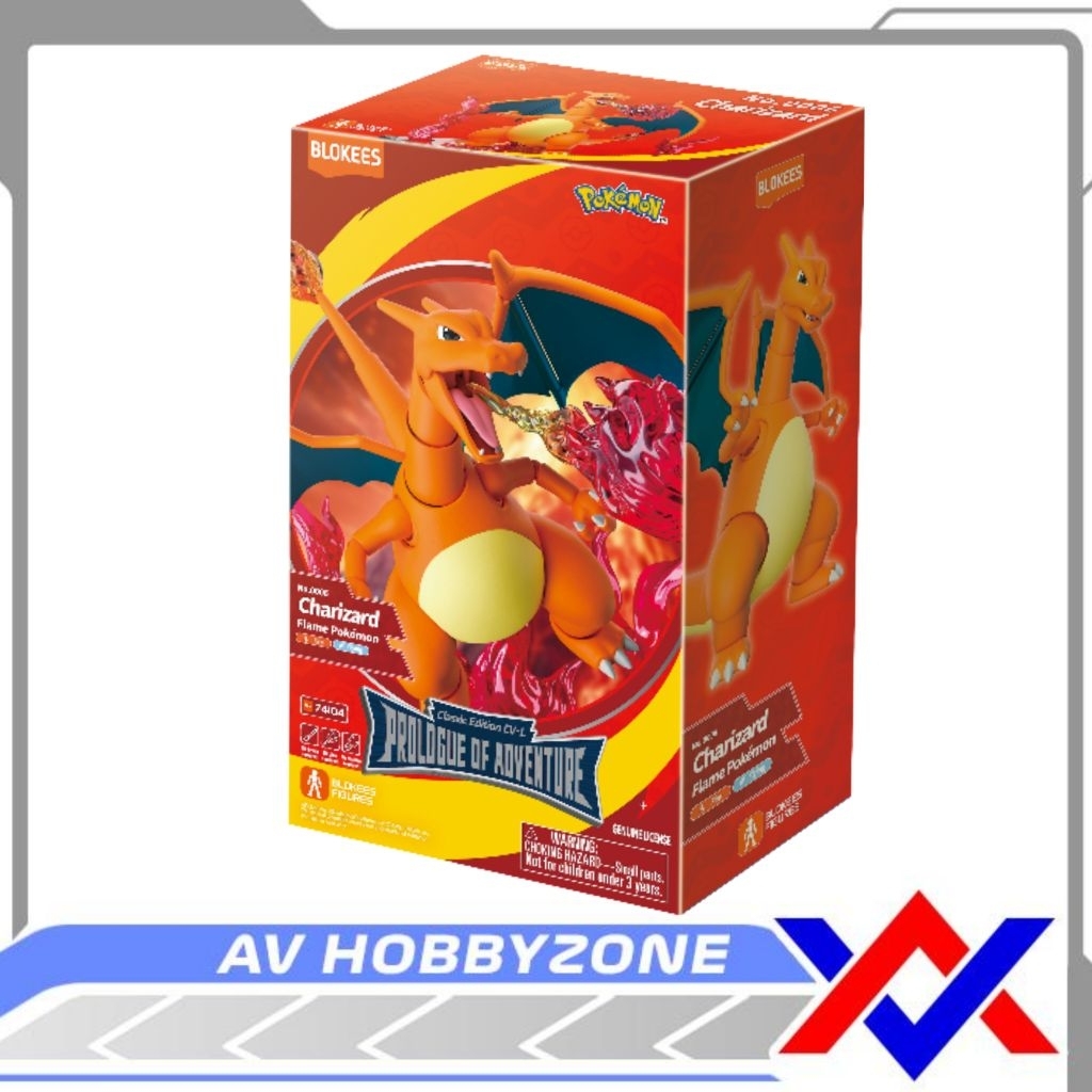 Jual Blokees Pokemon Charizard Classic Edition L Charizard | Shopee ...
