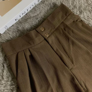 Celana Kulot Wanita Knit Highwaist Jennie Pants Premium Kancing