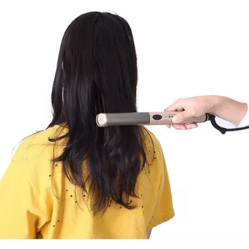 Catokan Keramik TRIXIE ION Negatif Tourmaline 2 IN 1 Pelurus Rambut Salon Professional