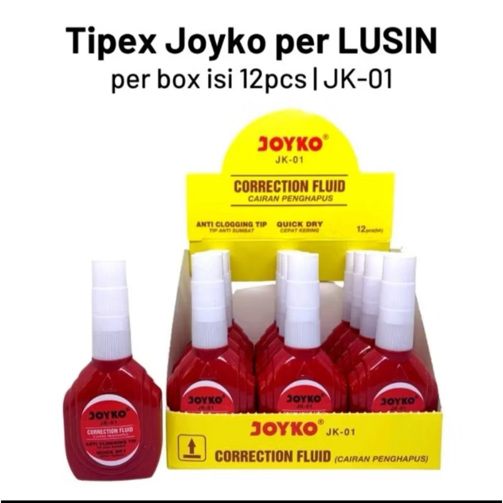 Jual (1pcs)setipo cair botol merah JOYKO JK-01 | Shopee Indonesia